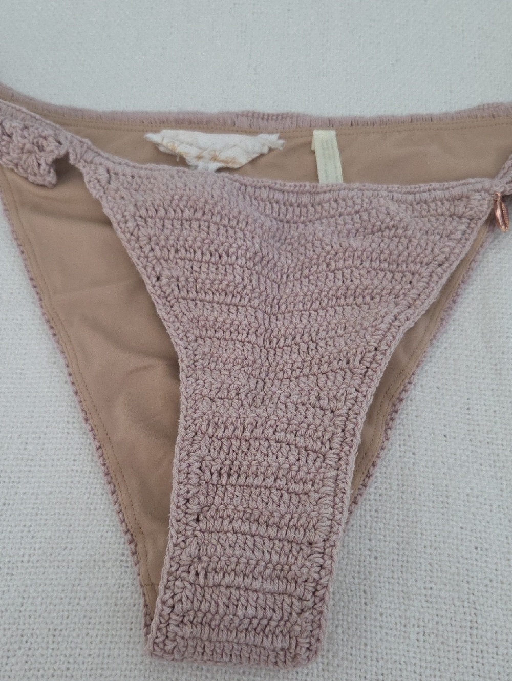 Wave By Winston White - Crochet Bikini Bottom Size Large